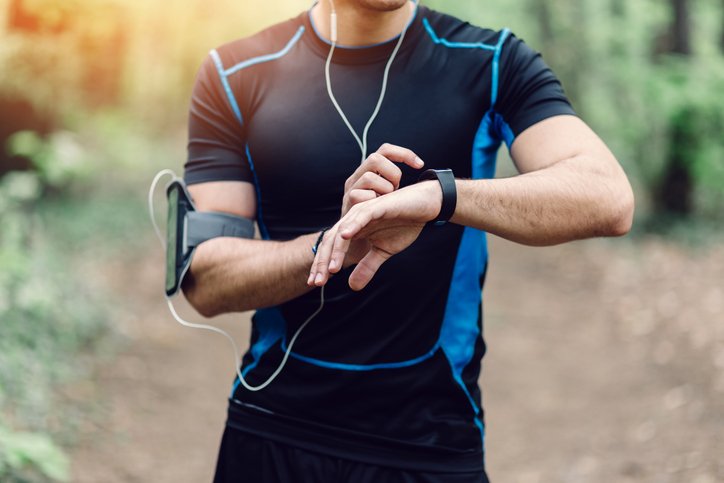 RUNNER IN A PARK