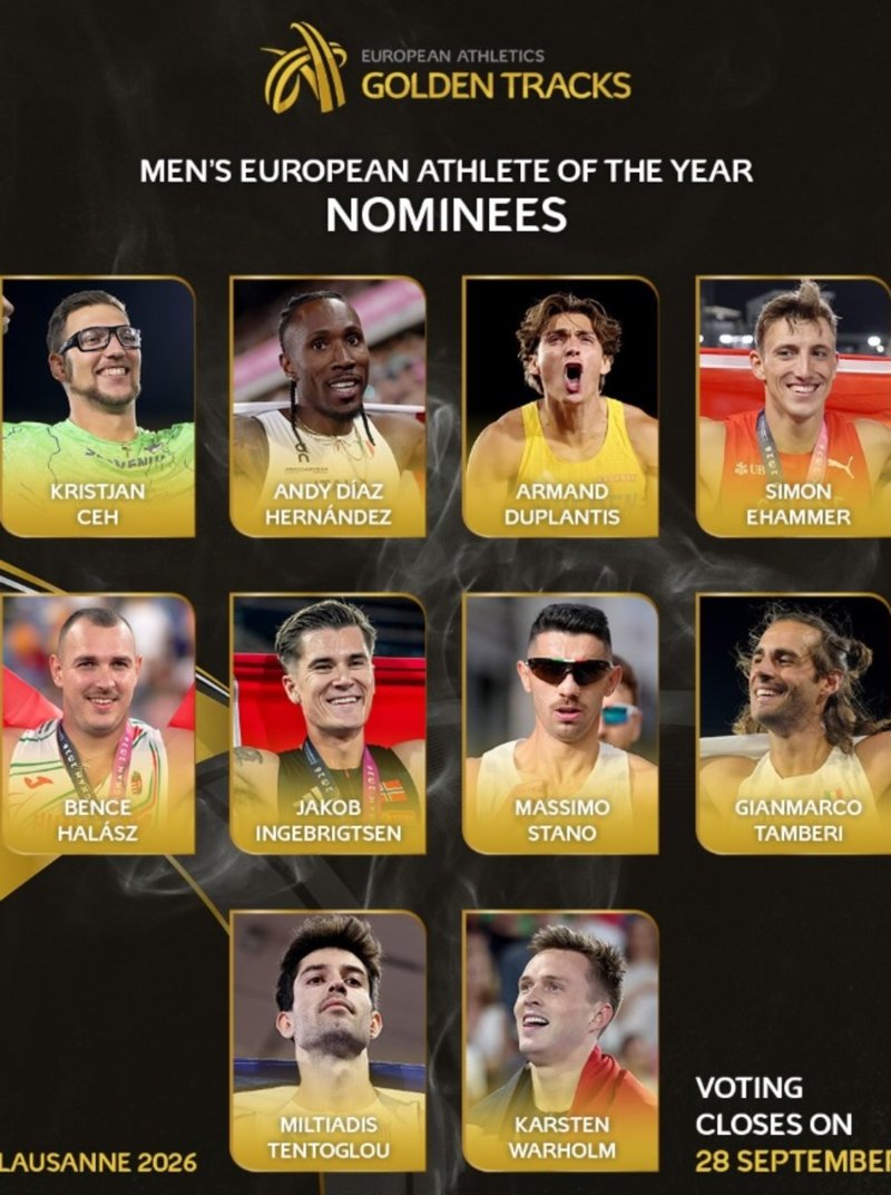 Αθλητής της χρονιάς European Athletics