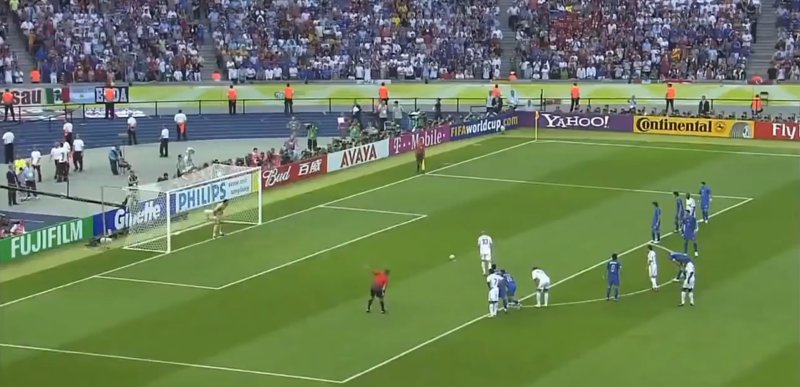Zidane πέναλτι τελικός Μουντιάλ 2006