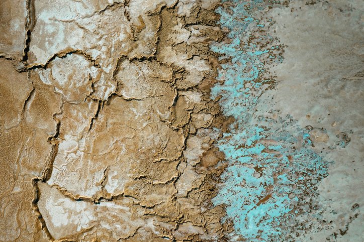 PHOTO OF CRACKED SOIL