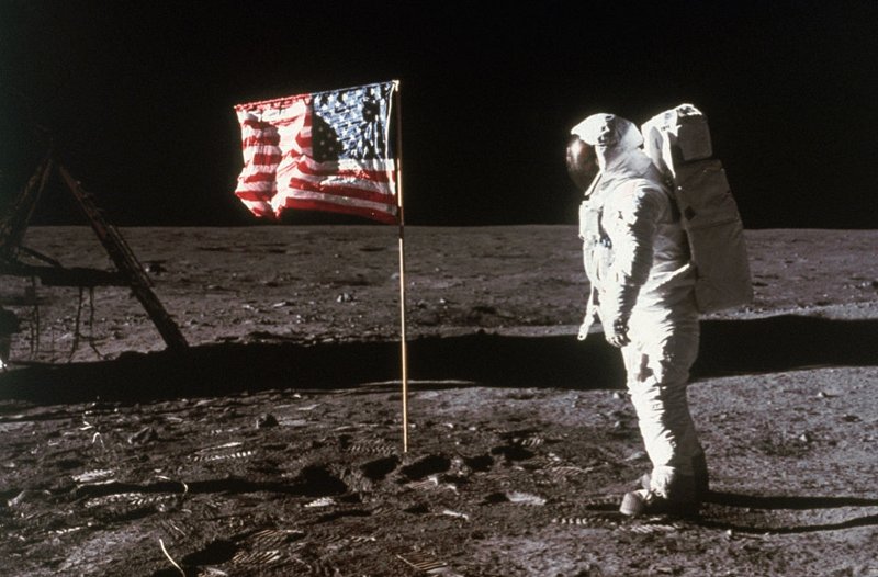 Ο Aldrin, όπως τον φωτογράφισε ο Armstrong