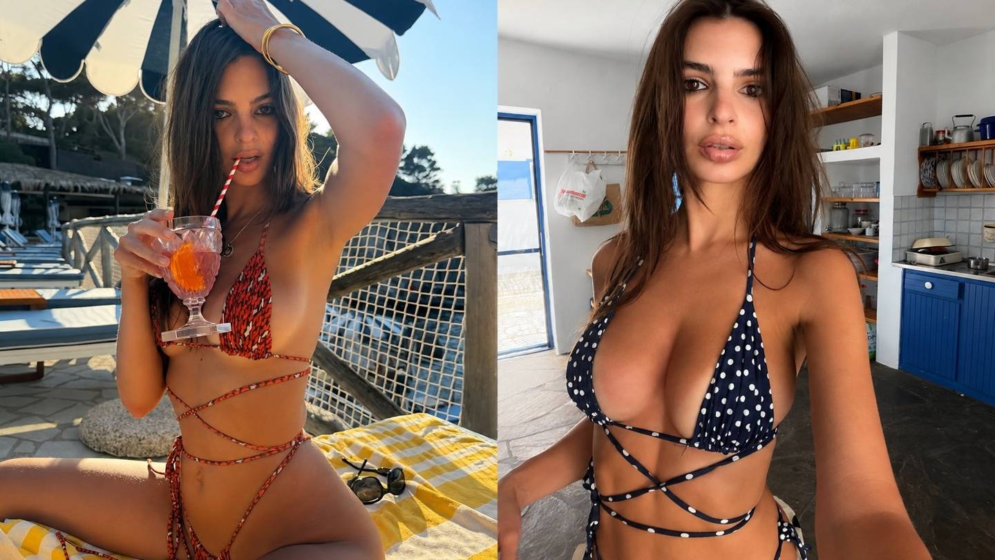 Η Emily Ratajkowski ανέβασε φωτογραφίες από την Ελλάδα-Και πήγε να μας πεθάνει