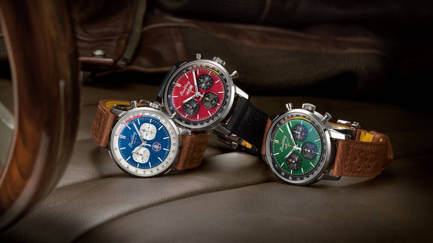 H Breitling 'τρέχει' μαζί με τα πιο εμβληματικά αυτοκίνητα των 60s