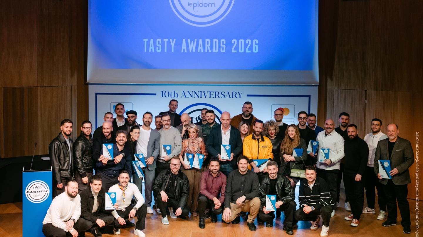 Tasty Awards 2026 x Esquire: Τα πιο δημοφιλή εστιατόρια και μπαρ της Αθήνας