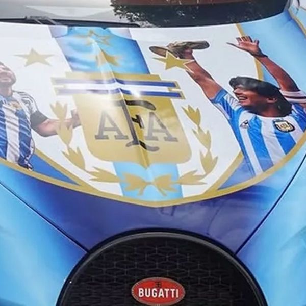 Μια Bugatti Chiron είναι το γούρι της Αργεντινής στο Μουντιάλ