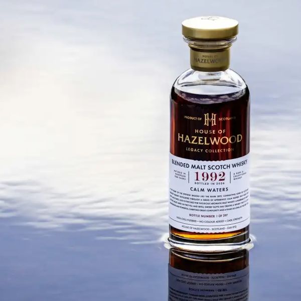 House of Hazelwood Calm Waters 1992: Νέο blended malt 34 ετών με μόλις 297 φιάλες