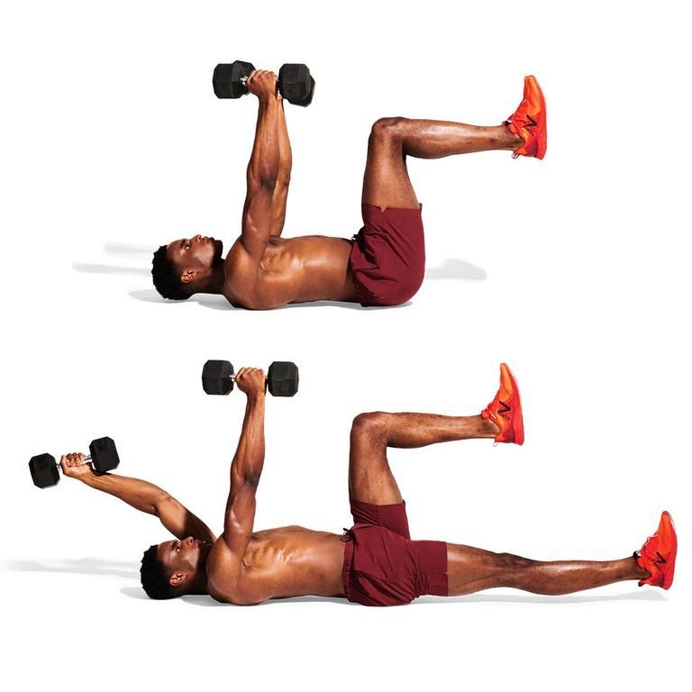 MAN IN PLANK POSITION