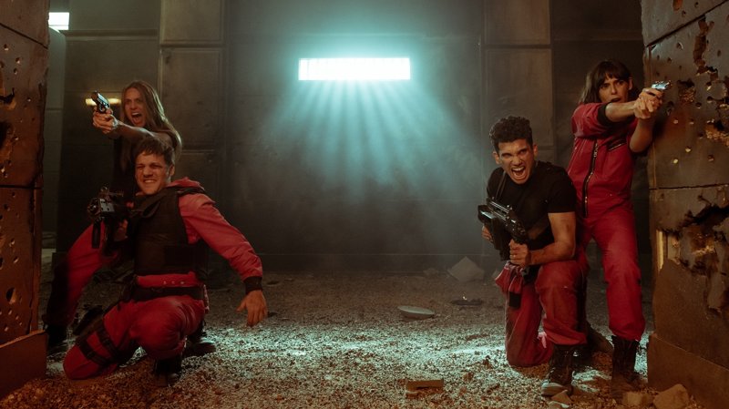 στιγμιότυπο από το la casa de papel